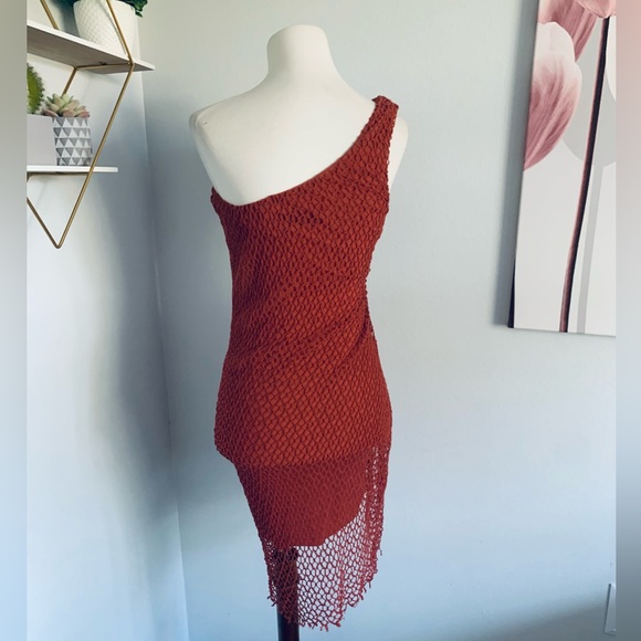 IRO • Juney Mini Dress in Brick Orange • Paris Fashion • SZ 4 • Retail $375 - Picture 11 of 14